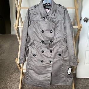 NWT Steve Madden faux suede gray jacket